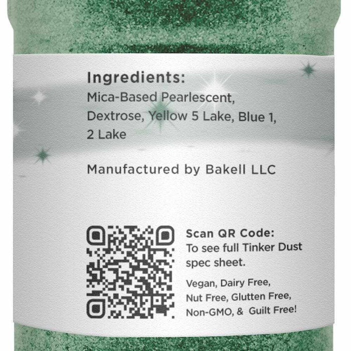 45g Shaker Christmas Green Tinker Dust | Bakell
