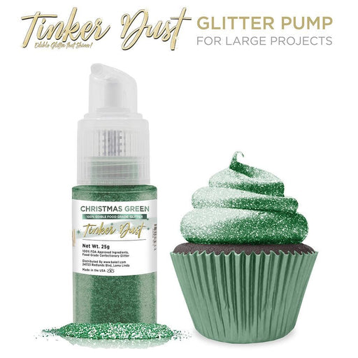 Christmas Green Tinker Dust® Glitter | Spray Pump by the Case-Wholesale_Case_Tinker Dust Pump-bakell