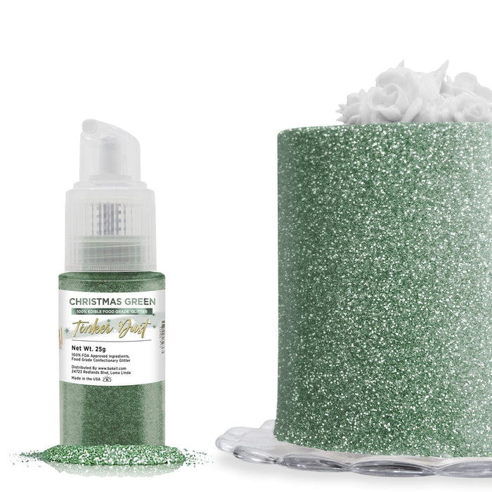 Christmas Green Tinker Dust® Glitter | Spray Pump by the Case | Private Label-Private Label_Tinker Dust Pump-bakell