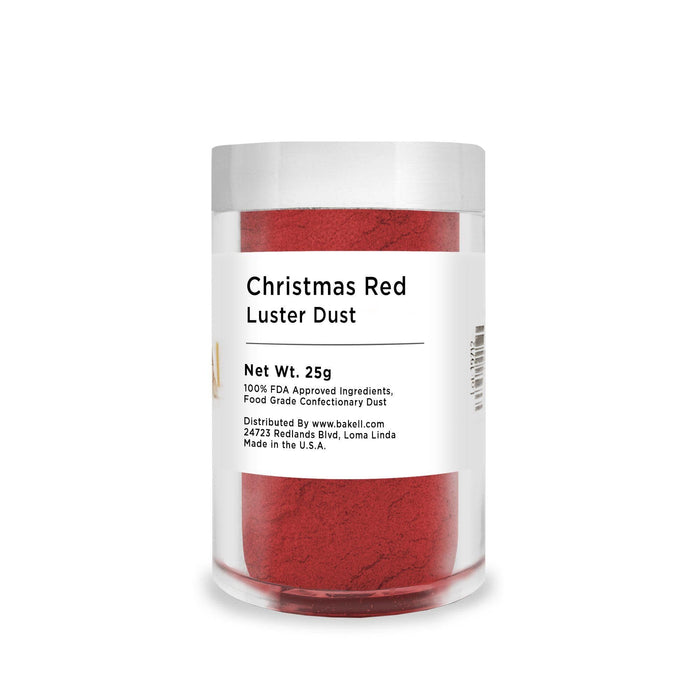Christmas Red Luster Dust | 100% Edible & Kosher Pareve | BULK | Bakell.com