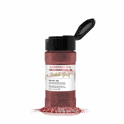 Christmas Red Tinker Dust glitter 45g Shaker  | Bakell