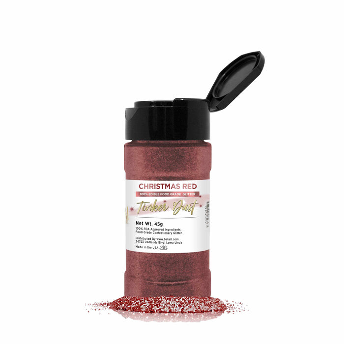 Christmas Red Tinker Dust glitter 45g Shaker  | Bakell