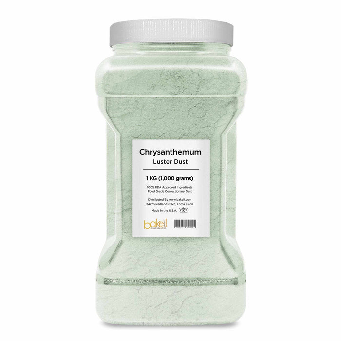 Pale Green Luster Dust | 100% Edible & Kosher Pareve | Wholesale | Bakell.com