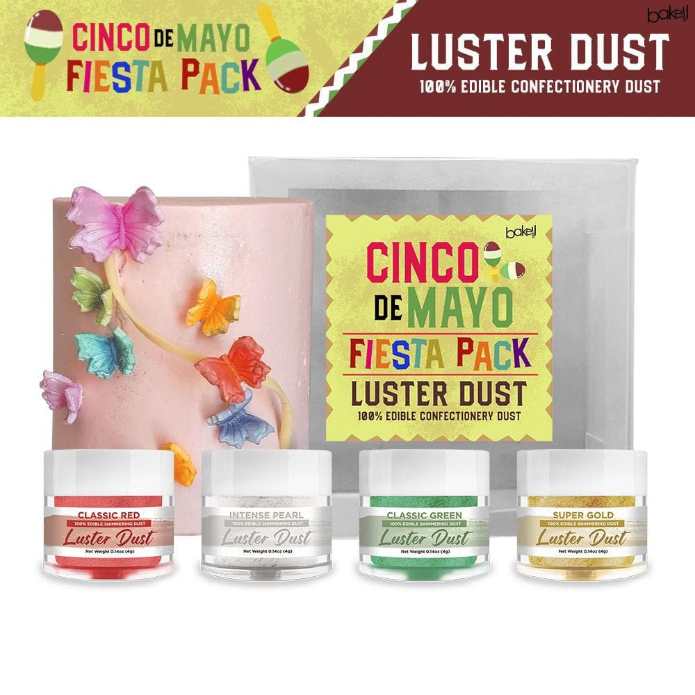 Cinco de Mayo Luster Dust Fiesta Pack Collection (4 PC SET)-Luster Dust_Combo Pack-bakell