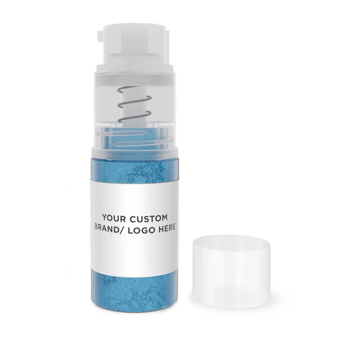 Blue Private Label Edible Luster Dust | Put Your Business Logo