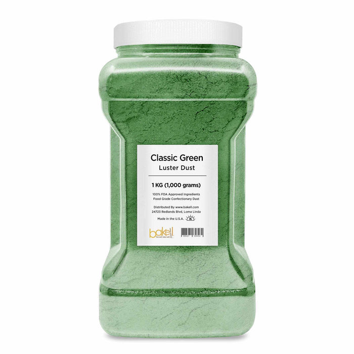Classic Green Luster Dust | Kosher & Edible | Bulk | Bakell