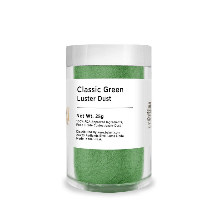Classic Green Luster Dust | Kosher & Edible | Bulk | Bakell