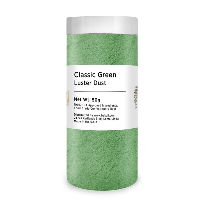 Classic Green Luster Dust | Kosher & Edible | Bulk | Bakell