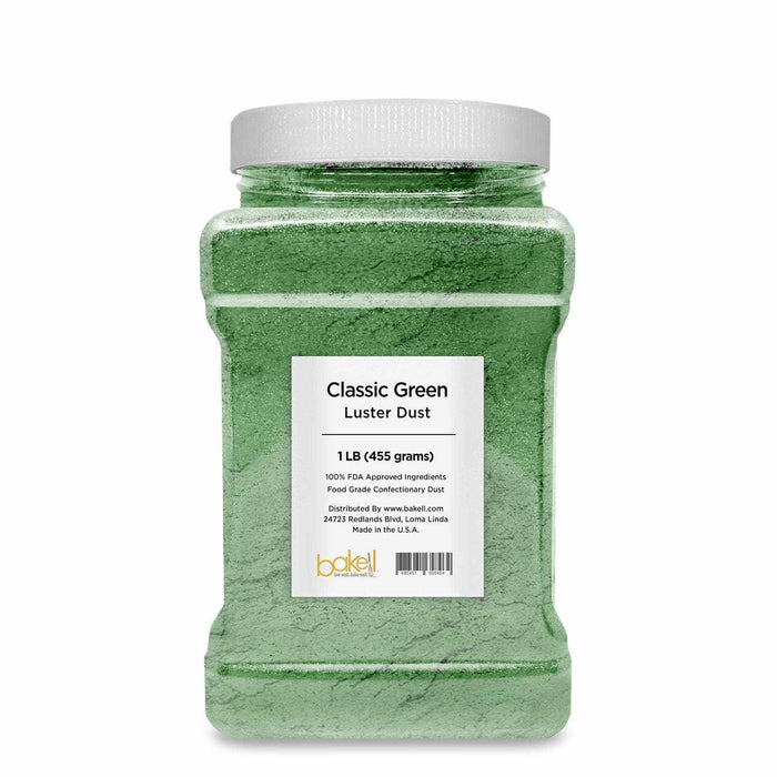 Classic Green Luster Dust | Kosher & Edible | Bulk | Bakell