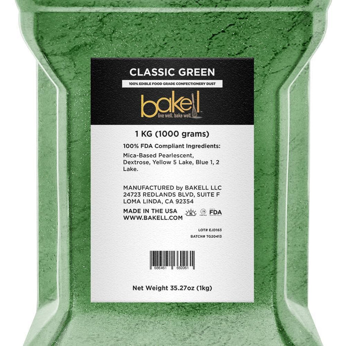 Classic Green Luster Dust Wholesale | Bakell