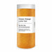 Classic Orange Luster Dust, 50g jar, food-grade pearlescent powder for cakes and desserts.