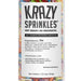 Classic Rainbow Sprinkles | Bulk Size Krazy Sprinkles | Bakell