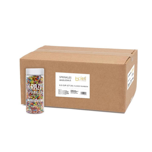 Classic Rainbow Jimmies Sprinkles Wholesale (24 units per/ case) | Bakell