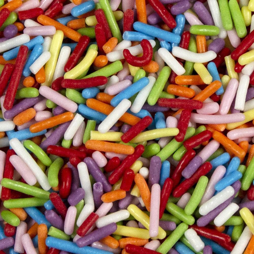 Classic Rainbow Jimmies Edible Sprinkles Krazy Sprinkles®