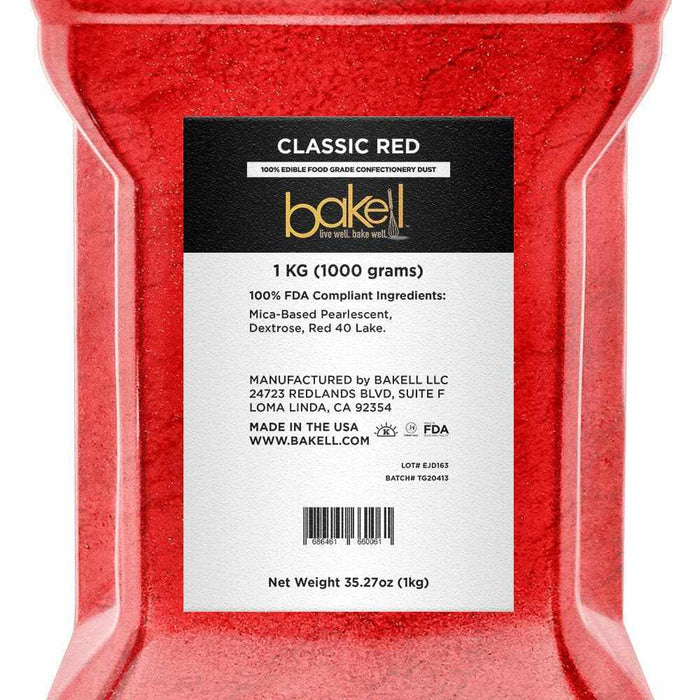 Bulk Classic Red Luster Dust | Unlimited Romance | Bakell