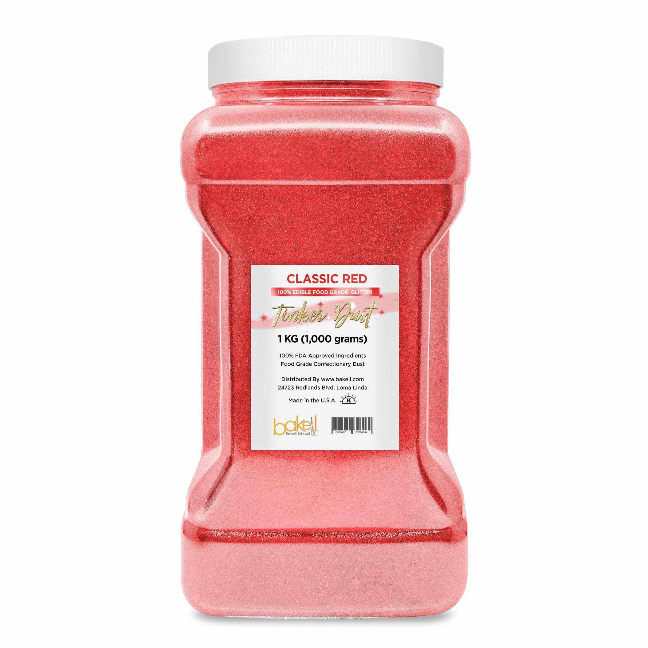 Classic Red glitter In Bulk Size  | Tinker Dust  | Bakell