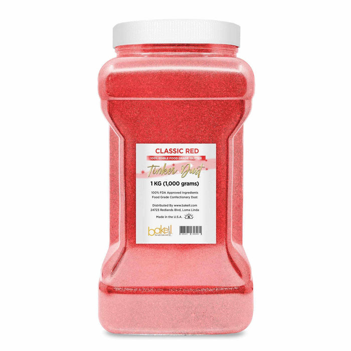 Classic Red glitter In Bulk Size  | Tinker Dust  | Bakell