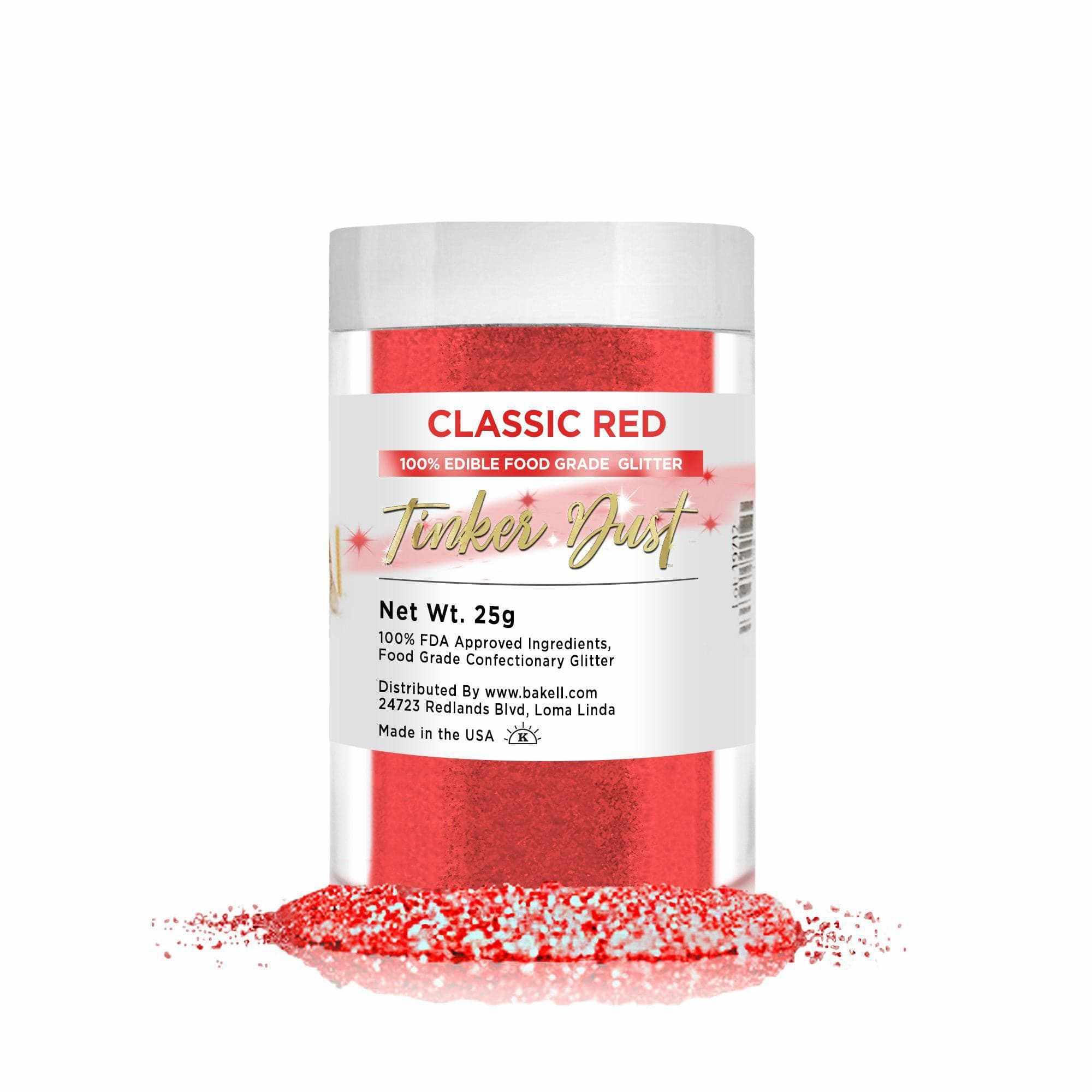 Classic Red glitter In Bulk Size  | Tinker Dust  | Bakell