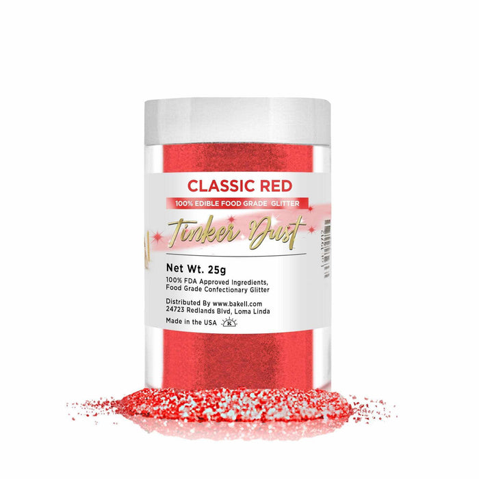 Classic Red glitter In Bulk Size  | Tinker Dust  | Bakell