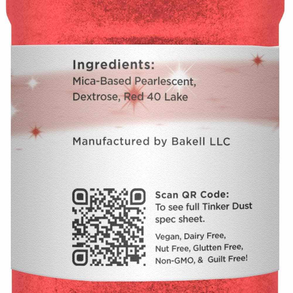 Classic Red Tinker Dust glitter 45g Shaker  | Bakell