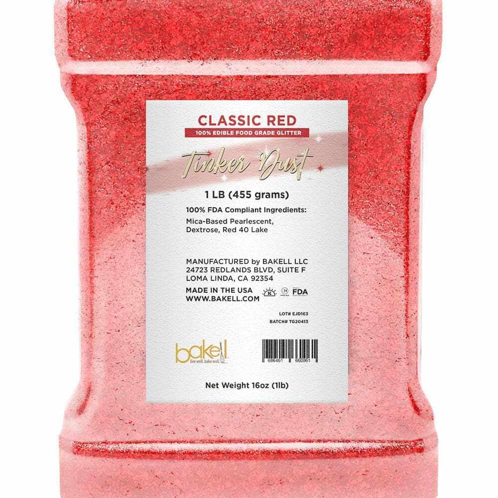 Classic Red glitter In Bulk Size  | Tinker Dust  | Bakell