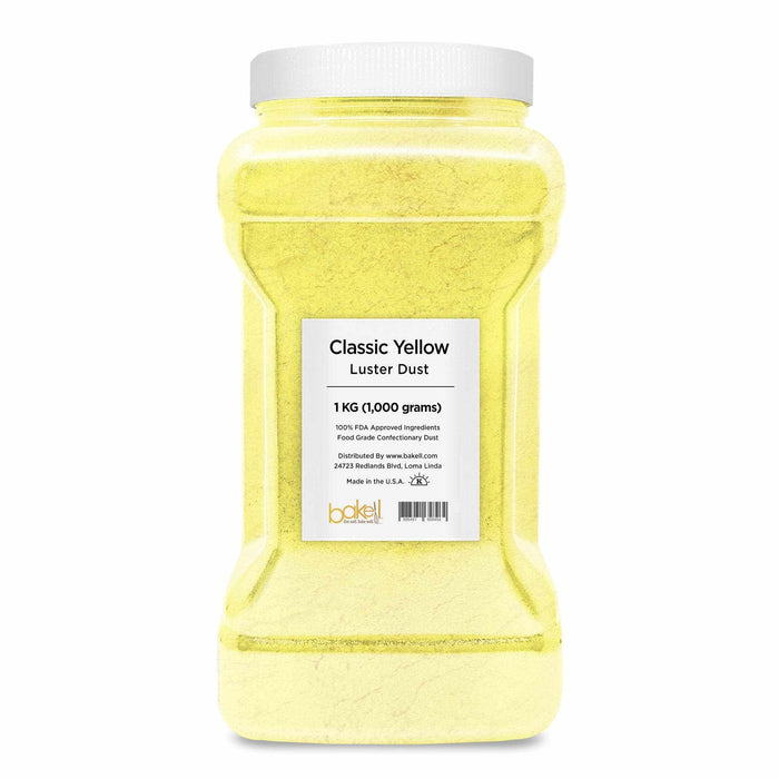 Yellow Luster Dust | 100% Edible & Kosher Pareve | Wholesale | Bakell.com