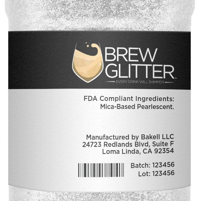 Clear Private Label Brew Glitter for Drinks | Clear  | Bakell