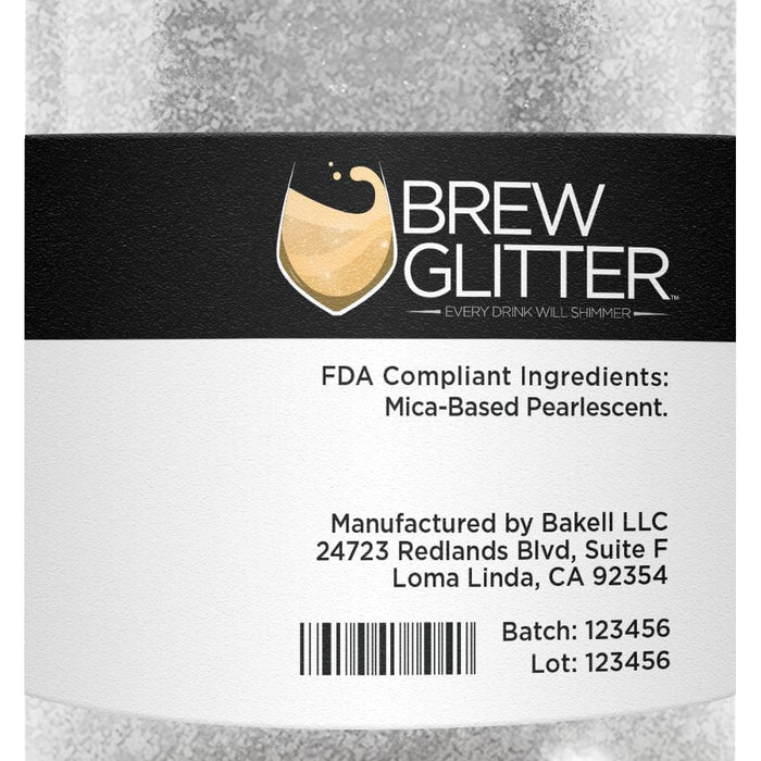 Clear Private Label Brew Glitter for Drinks | Clear  | Bakell