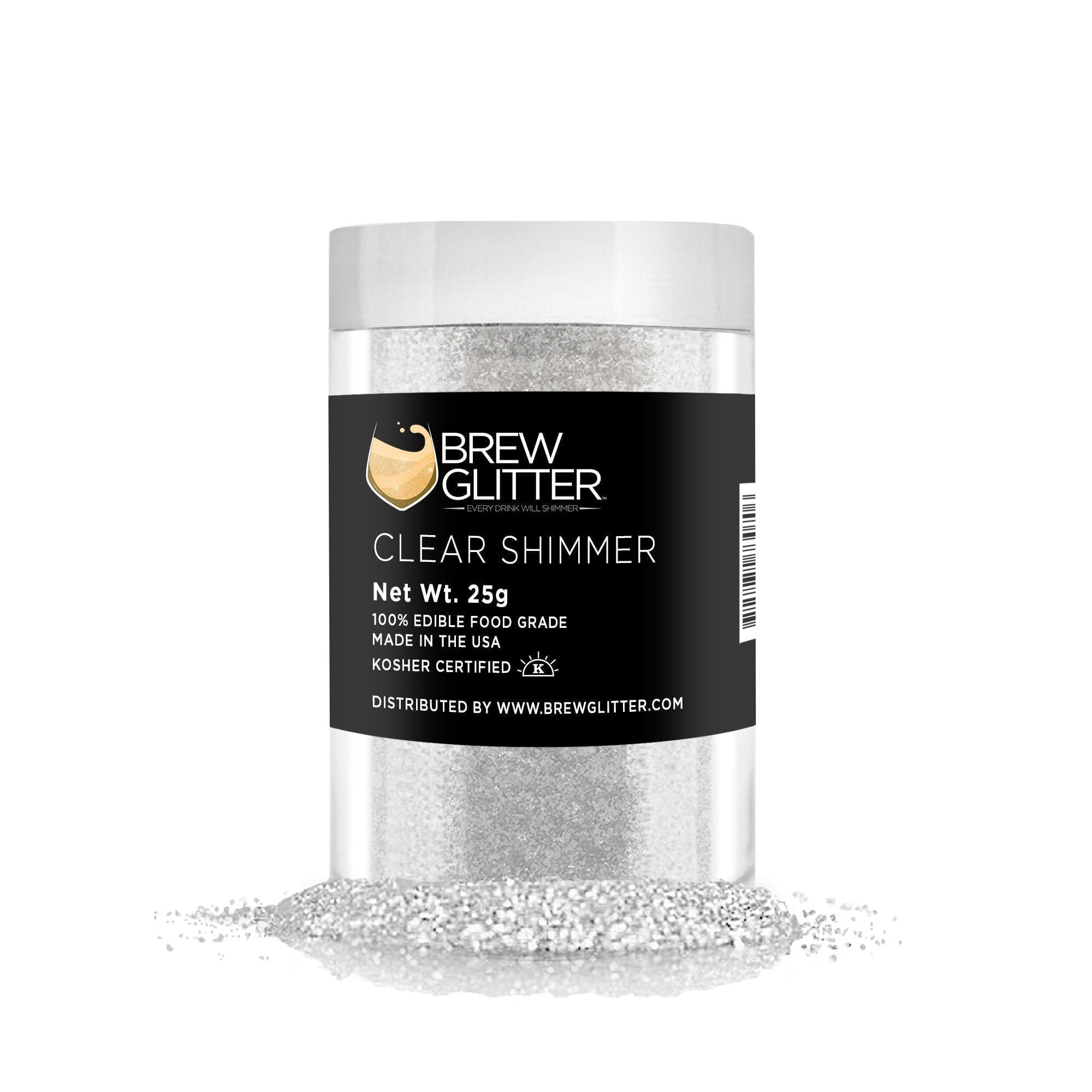 Clear Shimmer Brew Glitter® | Buy edible beverage glitter in bulk!