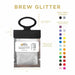 Clear Shimmer Wholesale Brew Glitter Hang Tags | Bakell