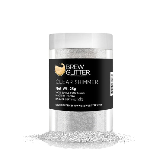 Clear Shimmer Brew Glitter® | Buy edible beverage glitter in bulk!