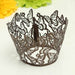 Coffee Brown Butterfly Lace Cupcake Wrappers & Liners  | Bakell® Baking Products