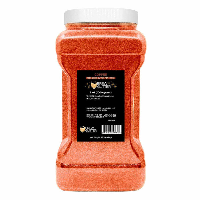 Purchase EU Compliant Copper Edible Drink Glitter | Bulk Sizes