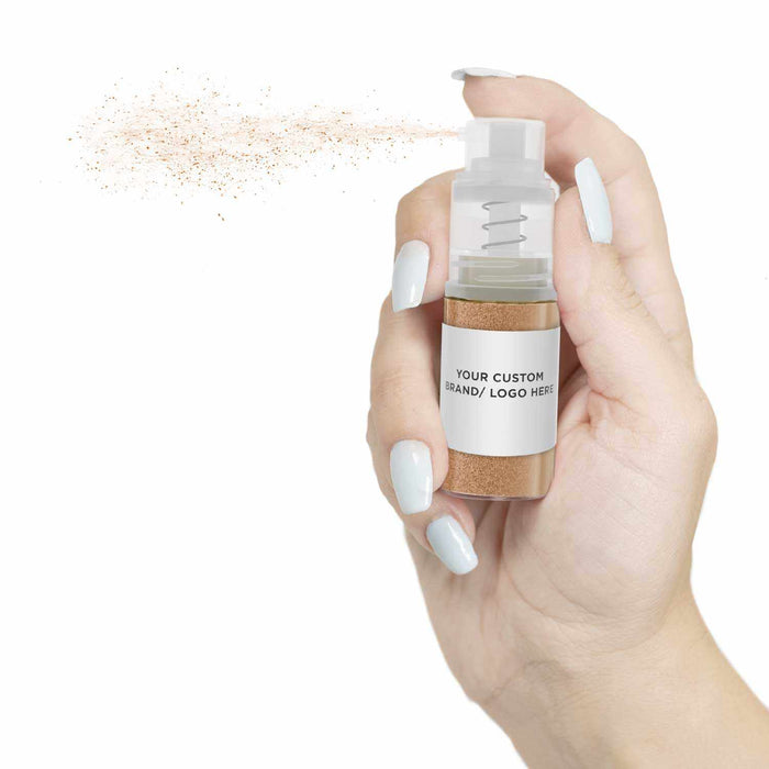 Copper Brew Glitter | See Your Brand on A Spray Bottle