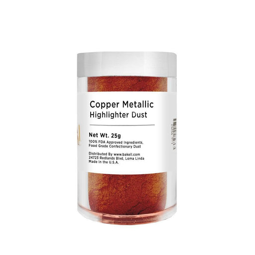 Copper Metallic Highlighter Dust, Bulk | #1 Site for Edible Glitters & Dusts