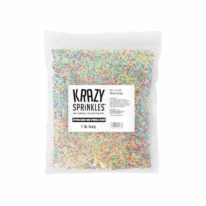 Cotton Candy Mini Beads | #1 Krazy Sprinkles® | Bakell