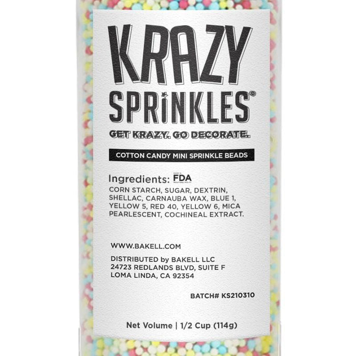 Cotton Candy Sprinkle Beads by Krazy Sprinkles®| Wholesale Sprinkles