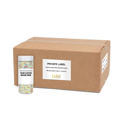 Cotton Candy Mini Sprinkle Beads | Private Label (48 units per/case) | Bakell