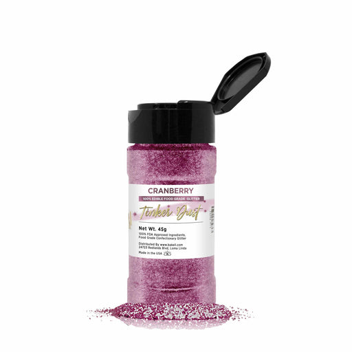 BAKELL® Burgundy Edible Glitter Spray Pump, (25g), TINKER DUST Edible  Glitter, KOSHER Certified, 100% Edible Glitter