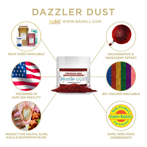 Crimson Red Dazzler Dust® Private Label-Private Label_Dazzler Dust-bakell