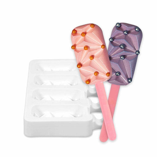 Crinkle Popsicle Mold | Silicone Crinkle Cakesicle | Bakell