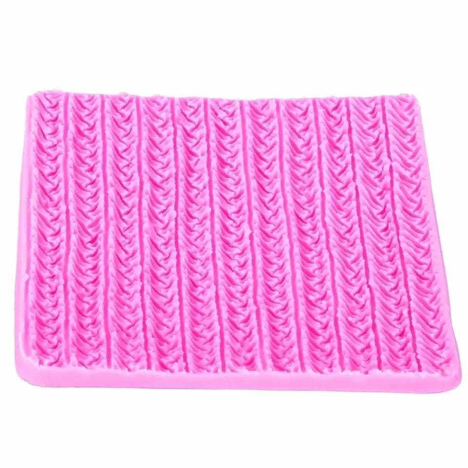 Buy Crochet Fabric Pattern Silicone Mold | 4 Inch from Bakell