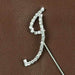 Crystal Monogram Topper - Small - I-Cake Toppers-bakell