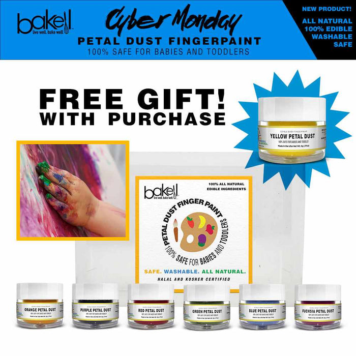 Black Friday 6 Color Pack + 1 Free Gift Baby Finger Paint | Bakell