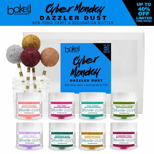 Cyber Monday  8 PC Dazzler Dust Set | Pink & Green | Bakell