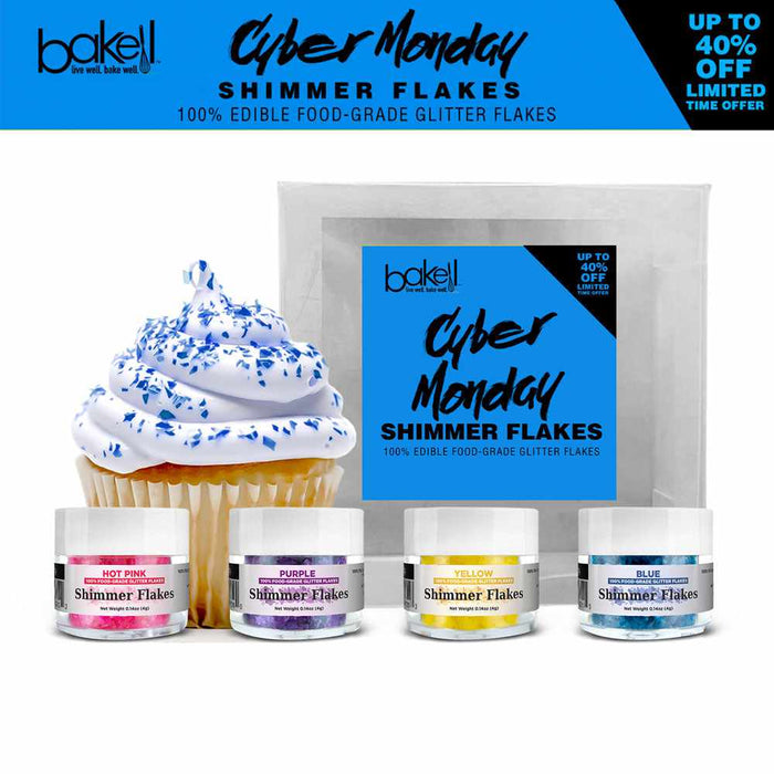 Cyber Monday  Edible Flakes Combo Pack C | Edible Toppers | Bakell
