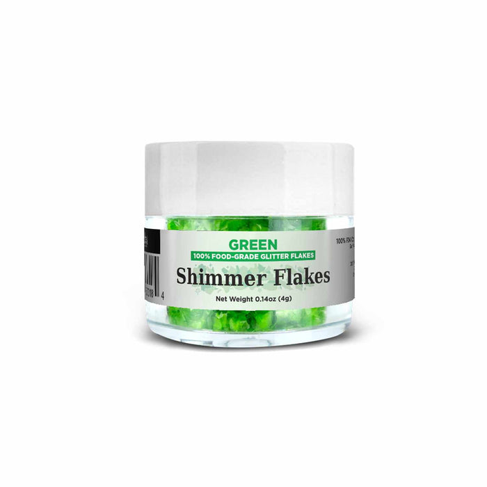 Cyber Monday  Edible Flakes Set A | 6 PC Shimmer Toppers | Bakell
