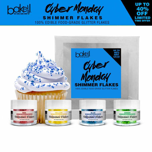 Cyber Monday  Edible Flakes Combo Pack B | Edible Toppers | Bakell