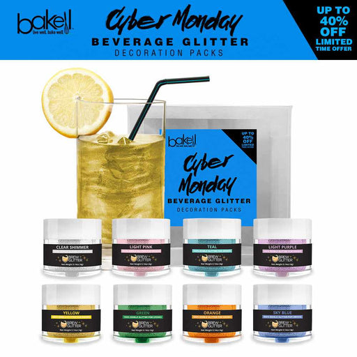 Save 17% on Cyber Monday Deals Brew Glitter | Edible Glitter Drinks | Bakell | bakell.com