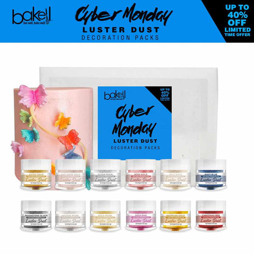 Exclusive Cyber Monday Luster Dust 12 PC Set | All Colors | Bakell